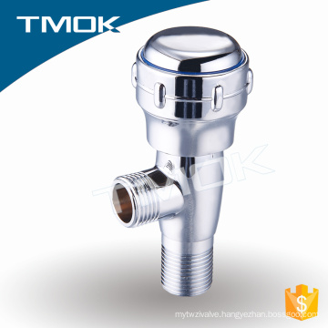 middle east bathroom toilet chromed plated polishing lead free NSF brass stem angle valve in oujia valve TMOK china three way